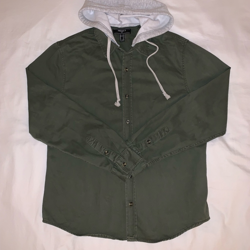 Hooded overshirt from Forever 21.